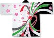 画像5: 【大人法被】熨斗　桜　多色　ハッピ はっぴ 半纏 (5)